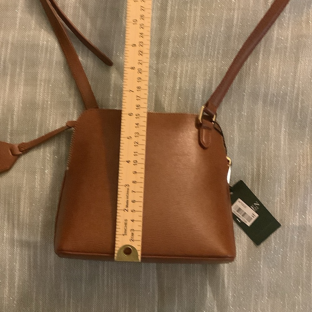 Lauren Ralph Lauren Tan Crossbody Bag - Picture 6 of 9